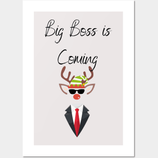 Message  of santa is coming Posters and Art